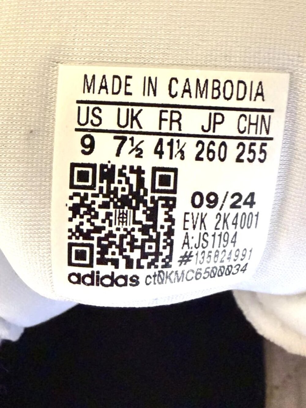 adidas Originals Taekwondo Lace White Black Women's Size 9 (Men 7.5) NWT JS1194 - Picture 11 of 16